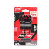 Milwaukee 49-25-1561 NITRUS CARBIDE Extreme Metal Universal Fit OPEN-LOK Oscillating Multi-Tool Blade, 1-3/8 Inch